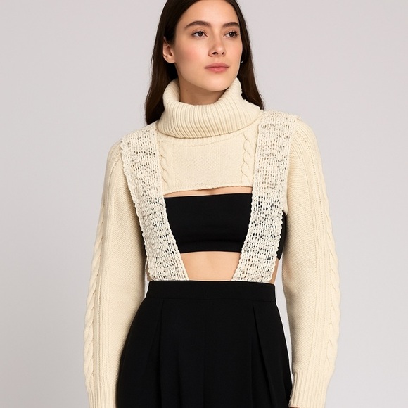 Anthro’s Hazel,Super Adorable Crochet Over-All Dress, Unique & Timeless,Size M - Picture 2 of 10